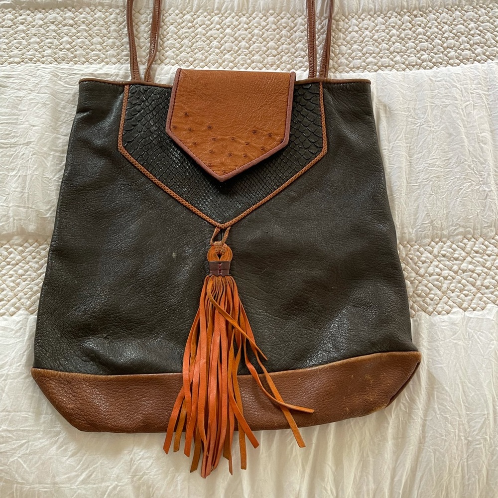 Ruby Firecat leather bag